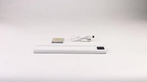 USB 5V Portable PIR Motion Sensor LED Bar Light Tube Aluminum Body Rechargeable Lamp 20CM 40CM For Kitchen Bedroom Bathroom