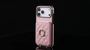 szhaiyu | Crossbody Ring Stand Phone Case for Samsung Galaxy Z Flip 8 7 6 5 4 3 5G Flip7 FE Flip8 Lanyard Wallet Cards Slots Leather Cover
