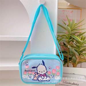 🇲🇾Ready Stock🇲🇾Kids Children Girl Cute Cartoon Sling Bag Kitty Kuromi Melody Cinnamoroll卡通斜挎包可爱单肩包卡通PC学生手机钱包收纳包长方形大容量斜挎包