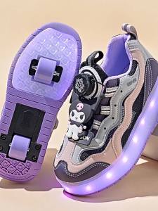 KUOBURENSHENG | Breathable Adjustable Cartoon LED Shoes