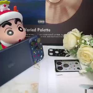 Miếng Dán Bảo Vệ Camera Kính Cường Lực 3D Đính Đá Lấp Lánh Sang Trọng NNBILI Dành Cho iPhone 17 Pro Max/Pro - Hoàn Thiện Lấp Lánh