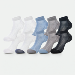 Breathable Odor-Absorbing Summer Thin Mid-Calf Socks
