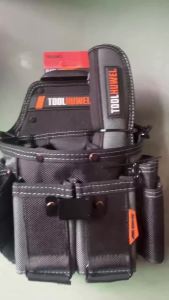 TOOLHUWEI Master Electrician Pouch Quick Lock Multifunctional Waist Shoulder Pack Large Capacity Repair Bag