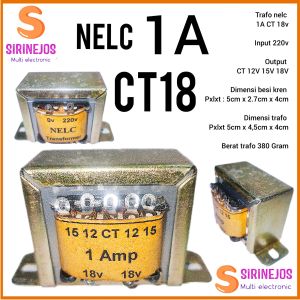 ZP434 TRAFO 1 AMPERE CT 18V CT 15V CT 12V TRAVO CT PARAMETRIX TRAFO EQUALIZER TRAFO TONE CONTROL