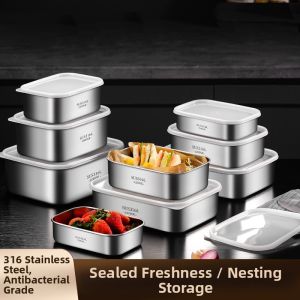Stainless Steel Sealed Storage Box for Business Picnics and Meals