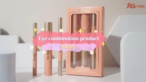 Ashley Shine Eyeliner Mascara Eyebrow Pencil 3 In 1 Eye Make Set Waterproof Sweat Proof Long-lasting Durable Soft Nib AS5128