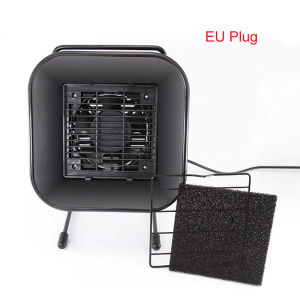 14W ESD Fume Extractor Portable Solder Smoke Absorber for Soldering Iron Home Use with Activated Carbon Filter Sponge