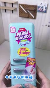 Hot Toys | Mini Surprise Ball Fridge Toy Mini Brands Mystery Blind Box Miniature Food Figurine Collectible Ornament Great Gift for Kids
