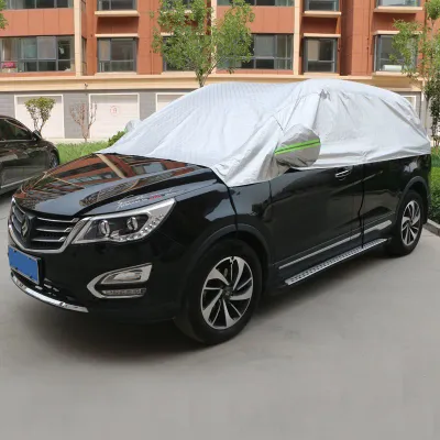 Thickened Half Cover Sun Protection Heat Insulation Car Cover