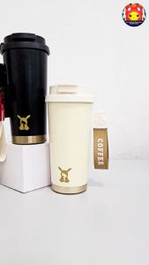 [LIMITED] Premium Pokemon Stainless Steel Tumbler Regular Thermal Water Bottle Gift Coffee Tea Hot Water Pikachu Charizard