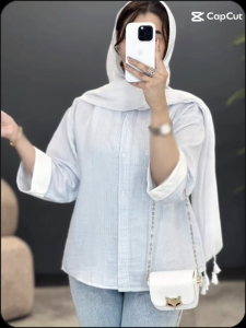 Atasan Kaos & Kemeja Polo Tangan Panjang: Baju Perempuan Kece