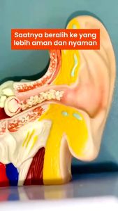 Alat Korek korekan kuping Pembersih kotoran telinga ear wax 5 in 1 Stainless steel besi earwax premium murah