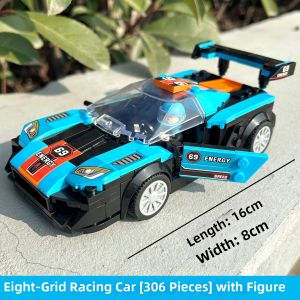 Childrens Building Blocks Bus Refrigerated Cargo Van School Bus Public Bus Toy Assembling Puzzle Small Particle Toys for Boys