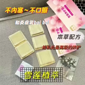 Snow Lotus Miếng Dán băng bảo dưỡng vùng kín Miếng đệm bảo dưỡng Chăm sóc hàng ngày cho phụ nữ {Hộp 2 miếng} thoáng khí