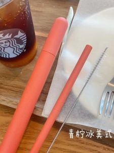 Cốc Cắm Trại Du Lịch Cầm Tay Màu Cánh Đồng Lúa Mì Ins Modal Cốc Đựng Sữa Chua Cà Phê Nước Ép Trái Cây Sữa Có Thể Gập Lại