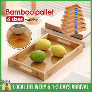 Wooden Serving Tray Dulang Kayu Breakfast Serving Trays with handles Coffee Fruit Food Tray Bread Cheese Plates Rectangle Home Decor