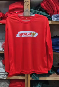 KAOS DISTRO PRIA LENGAN PANJANG KAOS 17 AGUSTUS 1945 KAOS DIRGAHAYU REPUBLIK INDONESIA GARUDA 2