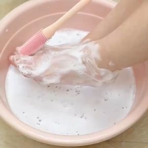 Toe Cleaning Brush Foot Scrubner Exfoliating Foot Crack Relief Scrubber Silicone Cleaning Brush Foot Care Tools 洗脚刷
