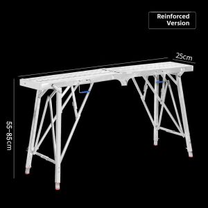 Thickened Portable Folding Stool Multi-Functional Home Improvement Shoveling Putty Indoor Scaffolding Bracket Iron Material