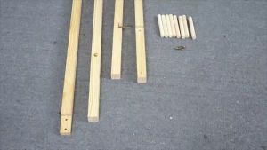 LACCOHUG Penyangkut Baju Solid Wood Brown/White/Wood Coat Rack Bamboo Clothes Rack Rak Baju Bedroom Coat Hanger Stand 晾衣架