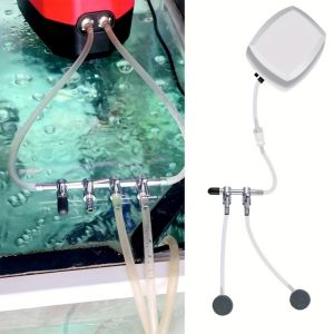 Aquarium Air Flow Control Lever Valve Distributor Splitter Oxygen Pump Accessories Fish Tank Stainless Steel Air Valve 1 To 4 Wa