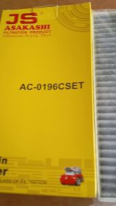 Bộ 2 lọc gió điều hòa than hoạt tính BMW X1 2015-2021 mã AC0196CSET của JS Asakashi Nhật Bản