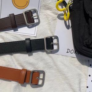F&D Belt Korean Fashion Women Belts Leather Metal Buckle Waist Belts