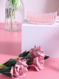 หวียกโคนผม แปรงหวีผม หวีถุงลมนิรภัย นวดหนังศีรษะ แบบยืดหยุ่น สําหรับจัดแต่งทรงผม Hair comb