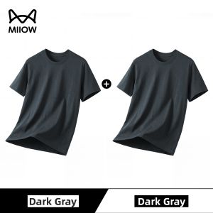 MiiOW | Oil-proof Casual Loose Short-sleeve Cotton T-shirt