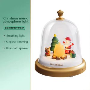 European Style Cute Bell & Flame Design LED Night Light Mini Table Lamp Christmas Gift Music Box Decor for Home Bedside Bathroom
