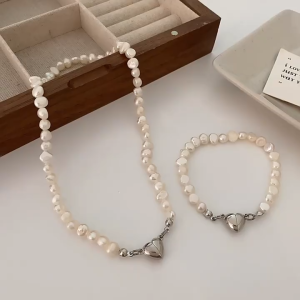 LL French fashion magnet love light luxury versatile temperament necklace  N7081-B3401