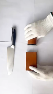 Rolling Knife Sharpener Kit for Straight Edge Roller Knife Sharpening with Industry Diamonds