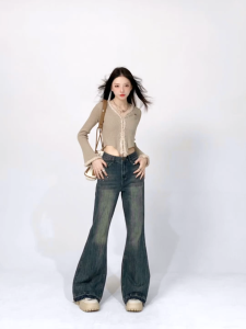 Jiniso highwaist loose jeans- Cutbray Emily - Celana Jeans Highwaist Best Seller Premium