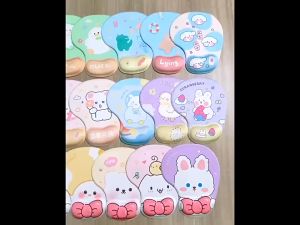 Lót chuột bàn di chuột có đệm tay chống tê mỏi tay hình Lotso Kuromi Pochacco Shin bút chì LDEMTAY58