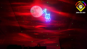 Đèn Laser TX8686 Pro 1300 hiệu ứng cảm biến nhạc chiếu hình 3D