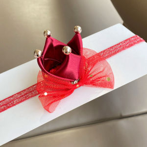 Crown Princess Hair Clip Full Coverage Birthday Girl Baby Cute Sweet Headwear Hairband Hat Children Accessories Princess Style