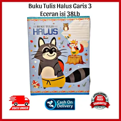 BUKU TULIS HALUS SIDU GARIS 3 / BUKU MENULIS SAMBUNG GARIS KECIL TIGA