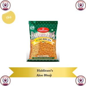 Haldirams Aloo Bhujia 1kg - Crispy & Crunchy Snack for Festive Occasions & Travel - Perfect for Holi Diwali & Parties