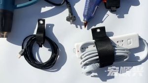 Băng gai dính chịu tải nặng có lỗ treo tường - Velcro Dây quấn vòi nước dây điện dây cáp dụng cụ sửa chữa cỡ lớn hỗ trợ treo móc