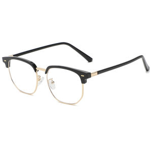 JN IMPRESSION Fashion Glasses for Men and Women Half-Frame Metal Mobile Phone Glasses