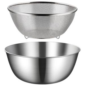 CAROTE | Stainless Steel Vegetable and Rice Washing Basket