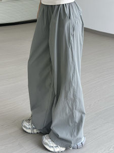 NIANDAIJINGDIAN | Quick Dry High Waist Cargo Pants Womens Thin Summer Two-Way Wear Trousers Slimming Wide Leg Casual Pants Korean Style