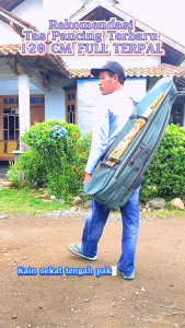 TAS PANCING 120CM DUA RUANG DARI BAHAN KAIN TERPAL TRUK|MUAT JORAN PANCING BANYAK