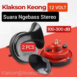 [2Pcs] Klakson keong Suara Ngebass stereo