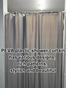 1pc Waterproof Shower Curtain Liner with Magnets & Metal Grommets Mildew Resistance Bath Curtain for Bathroom Window Curtain