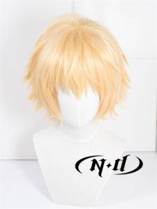 ND บ้าน E-Prince Cosplay Wig ทรง MSN ทรงหางม้า ทรงกันควันไฟฟ้า ทรงหัวเข็มขัด เครื่องประดับสำหรับผู้ชายและผู้หญิง