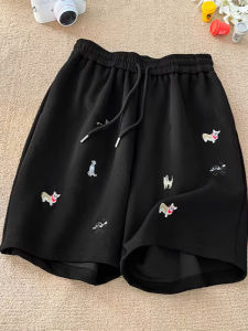 Quần Short Thể Thao Thêu Cỡ Lớn Cho Nam Mùa Hè Thường Ngày Rộng Rãi Quần Dài Năm Điểm Mỏng Quần Dài Thường Ngày Quần Dài Năm Điểm