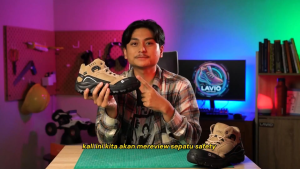 Sepatu Safety Pria Ujung Besi Lavio Galen Untuk Kerja Proyek Lapangan