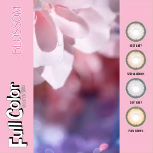 Softlens Full Color BLOSSOM Dia. 15.00mm Minus -0.50 sd -6.00 By Irislab