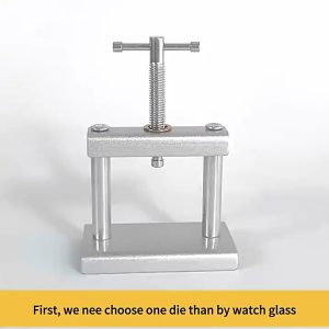 Alat Press Jam Tangan Manual Set 18 PCS Watch Repair Tools 18 Dies 12 Cetakan Press ABS Ganti Baterai Tutup Belakang Jam Tangan Semua Ukuran